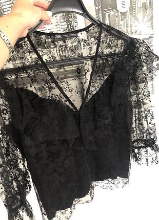 Блуза zara xs