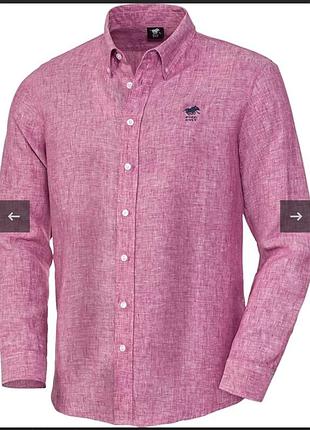 Мужская леная рубашка polo sylt, p.xl