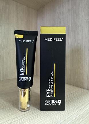 Омолоджувальний крем для повік з пептидами  medi peel peptide 9 hyaluronic volumy eye cream
