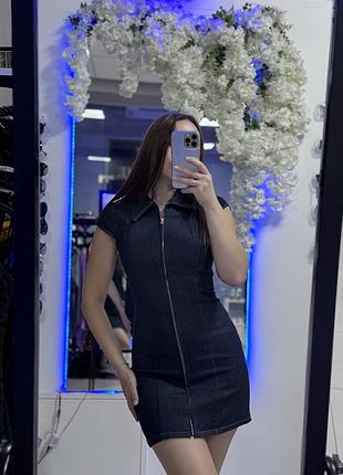 Джинсова сукня zara