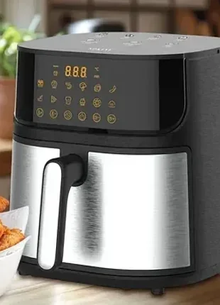 Аерофритюрниця з регулюванням температури sokany sk-10048 7л 1800 вт