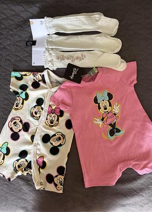 Набір одягу для дівчинки disney 🩷 та носки -гольфи 3 шт c&a