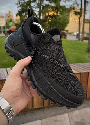 Кроссовки reebok zig kinetica 2.5 edge x spyder (черные)