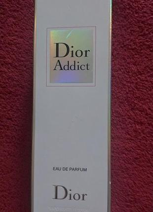 Парфюмированная вода dior addict, остаток в оригинальном флаконе 40 мл