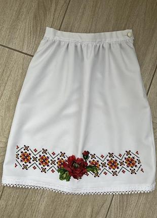 Спідниця вишита бісером 6