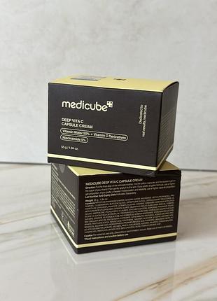Зволожувальний капсульний крем з вітаміном с medicube deep vita c capsule cream 55 г