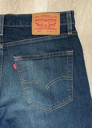 Джинси чоловічі levi’s 502 розмір w34 l29