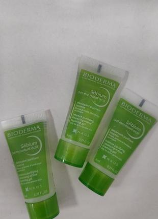 Гель для вмивання для жирної проблемної шкіри bioderma sebium actif