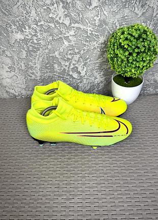 Nike mercurial бутсы копы сороконожки 43 размер футбольные желтые