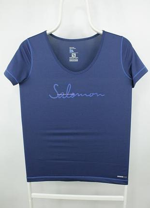 Спортивная треккинговая футболка salomon sportswear trekking t-shirt women's