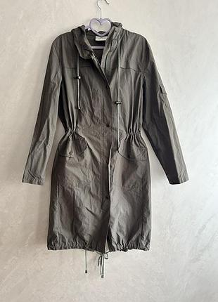 Легка подовжена куртка-парка / вітровка casual collection, розмір m (eur 38)