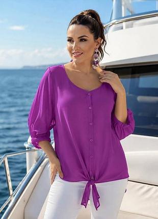 Блузка блуза женская нарядная размер l-xl (48-50)