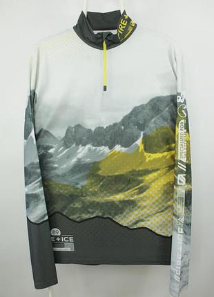Спортивный лонгслив bogner fire+ice pascal print first layer ski mesh longsleeve men's