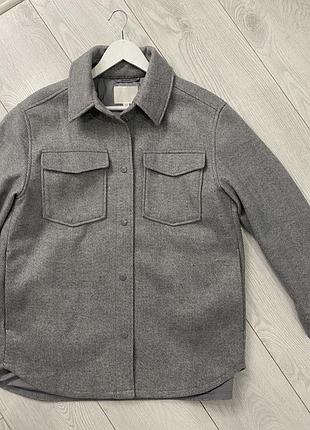 Тепла сорочка пальто h&m