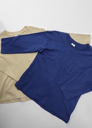 Дитяча кофта лонгслів синя бренд h&m 104 см
