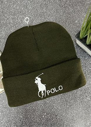 Шапка унісекс polo хакі