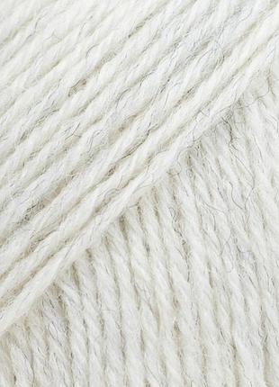 Носочная пряжа drops fabel - uni print, 125 crystal grey