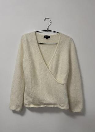 Ангоровый свитер на запах tricot норвегия