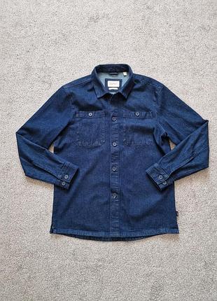 Мужская джинсовая рубашка esprit regular fit denim shirt overshirt