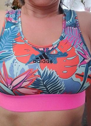 Спортивний топ-бра adidas techfit graphic aeroready,р.xs