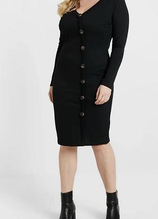 Стильна трендова чорна сукня, xl xxl