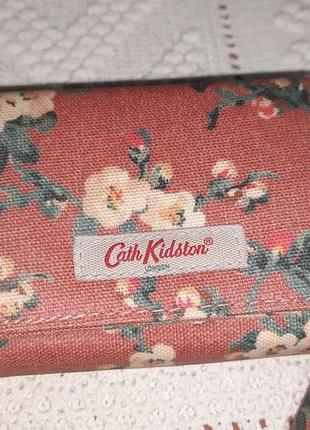 Cath kidston гаманець квітковий прінт рожевий кошелёк цветочный принт розовый женский