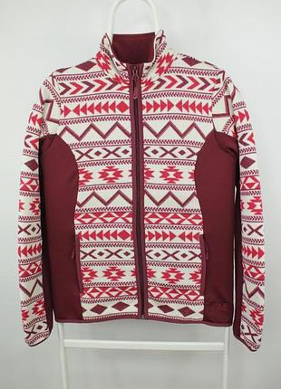 Теплая флисовая кофта jack wolfskin hazelton flex nanuc300 fleece jacket womens
