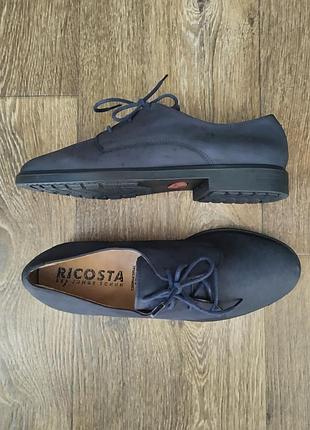 Кожа туфли ricosta германия 38-39 eur, стелька 25 см