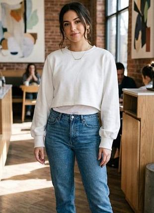 Світшот жіночий zara укорочений