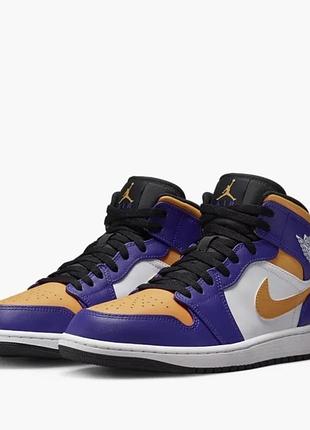 Кеди чоловічі nike air jordan 1 mid