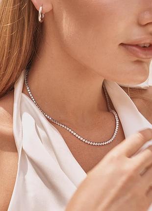 Кольє burker ava necklace silver