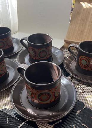 Вінтажний посуд серії hermes від бренду kiln craft (підрозділ компанії staffordshire potteries), виготовлений у великій британії в 1970-х роках