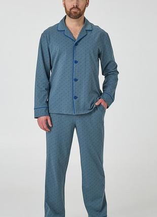 Піжама чоловіча ellen bres classic blue mpk 5180/06/01