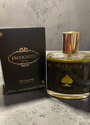 Туалетна вода incognito for him oriflame
