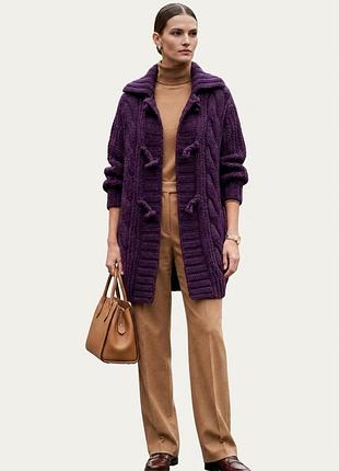 Роскошный кардиган-пальто 100% шерсть от max&amp;co, max mara, s/xs оверсайз