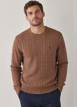 Мужской джемпер, хлопковый свитер polo ralph lauren