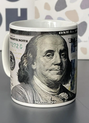 Кружка гигант 100 баксов (1л) abc