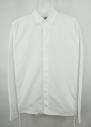 Преміальна класична сорочка рубашка hermes white cotton regular fit dress shirt men’s
