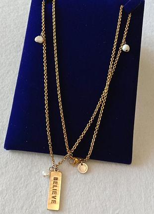 Колье винтажное pearls for girls швеция натуральный жемчуг