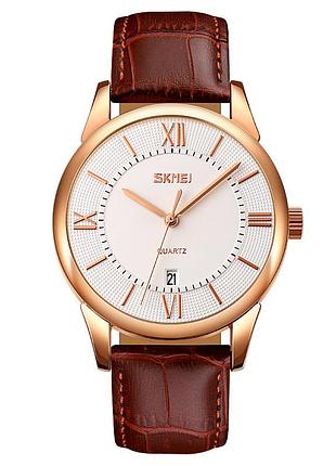 Skmei 9261bnsi brown-silver