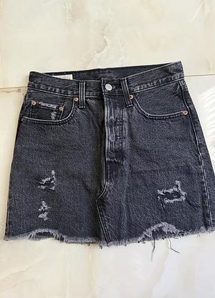 Джинсова юбка levi’s premium