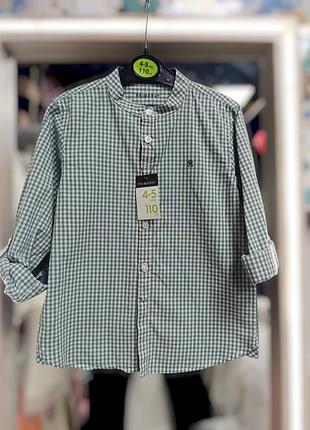 Классическая рубашка для мальчика в клеточку 104, 110 см primark 110