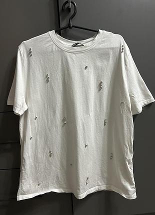 Футболка біла zara
