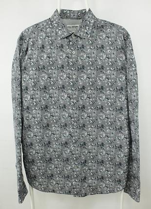 Преміальна брендова сорочка рубашка fil noir floral print shirt men's