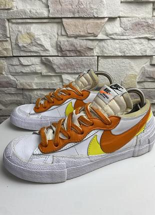 Оригінальні кросівки nike blazer x sacai low