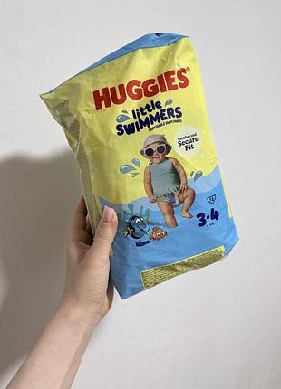 Підгузки-трусики huggies little swimmers розмір 3-4, 7-15 кг, для плавання, 12 шт