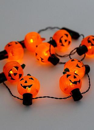 Світлодіодна гірлянда (led) гарбузики 100 см 15108-060