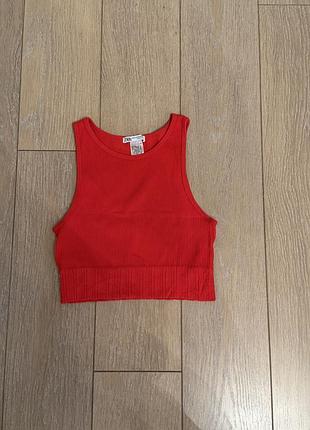 Топ жіночий zara червоний, розмір xs