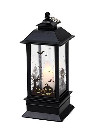 Ліхтар світлодіодний (led) halloween чорний 13 см 15108-059