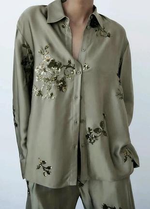 Рубашка женская 100% viscosa бренда zara